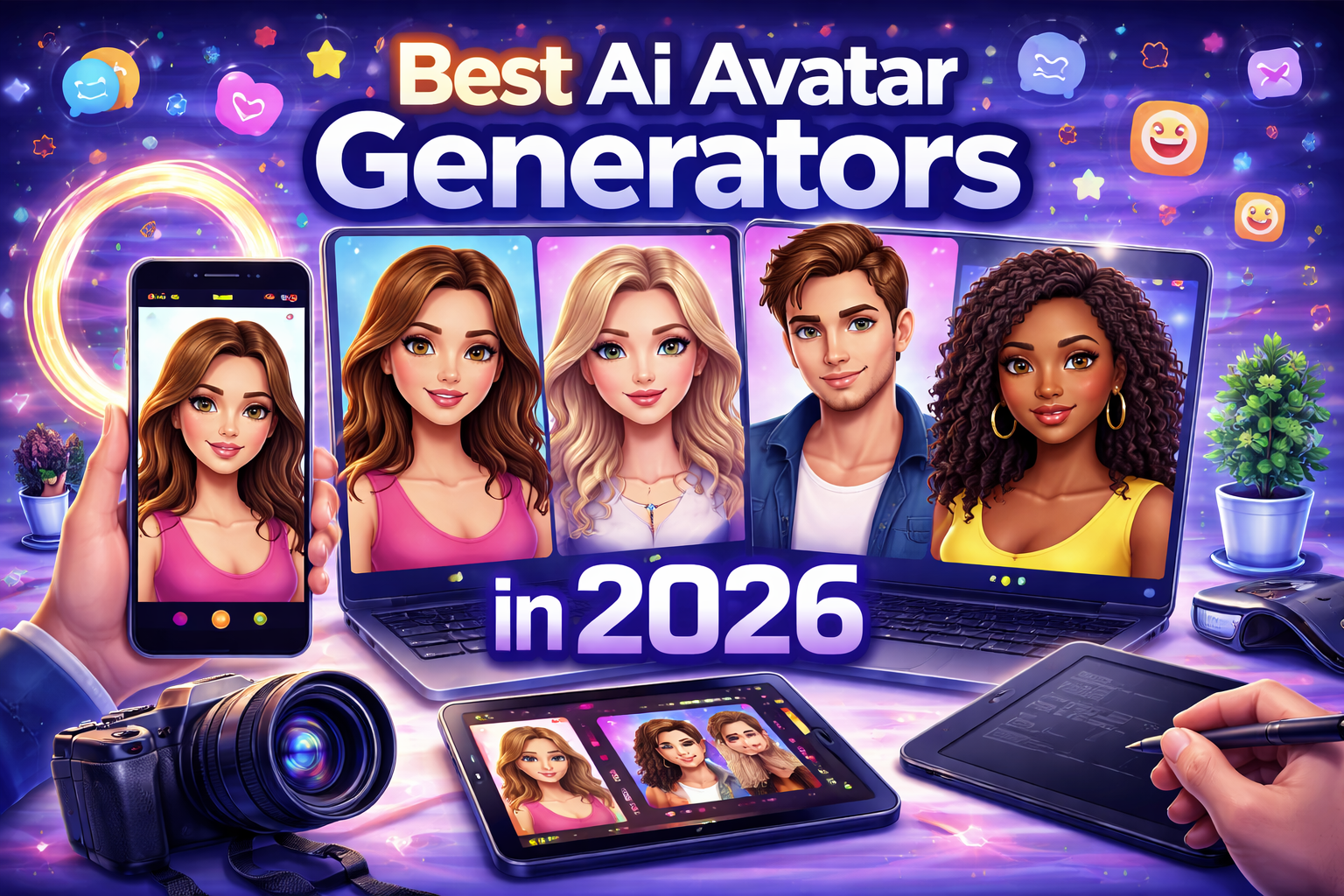 Best AI Avatar Generators in 2026 – AIToolsHub