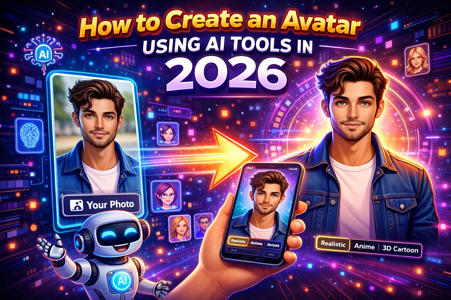 How to Create an Avatar Using AI Tools in 2026 – AIToolsHub