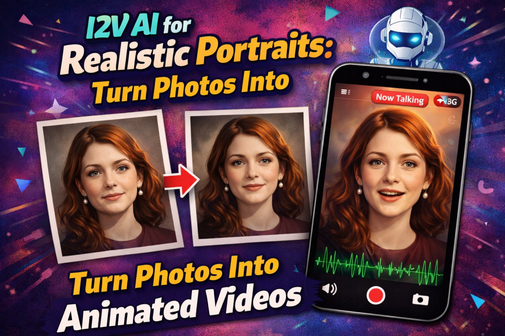 I2V AI for Realistic Portraits: Turn Photos Into Animated Videos