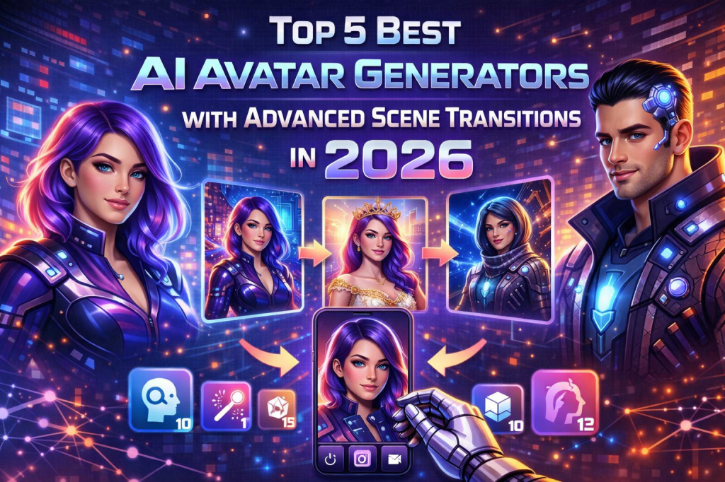 Top 5 Best AI Avatar Generators with Advanced Scene Transitions in 2026