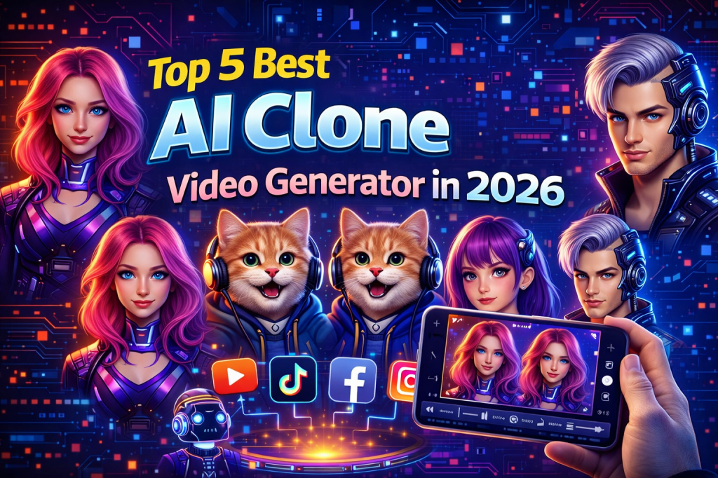 Top 5 Best AI Clone Video Generator in 2026