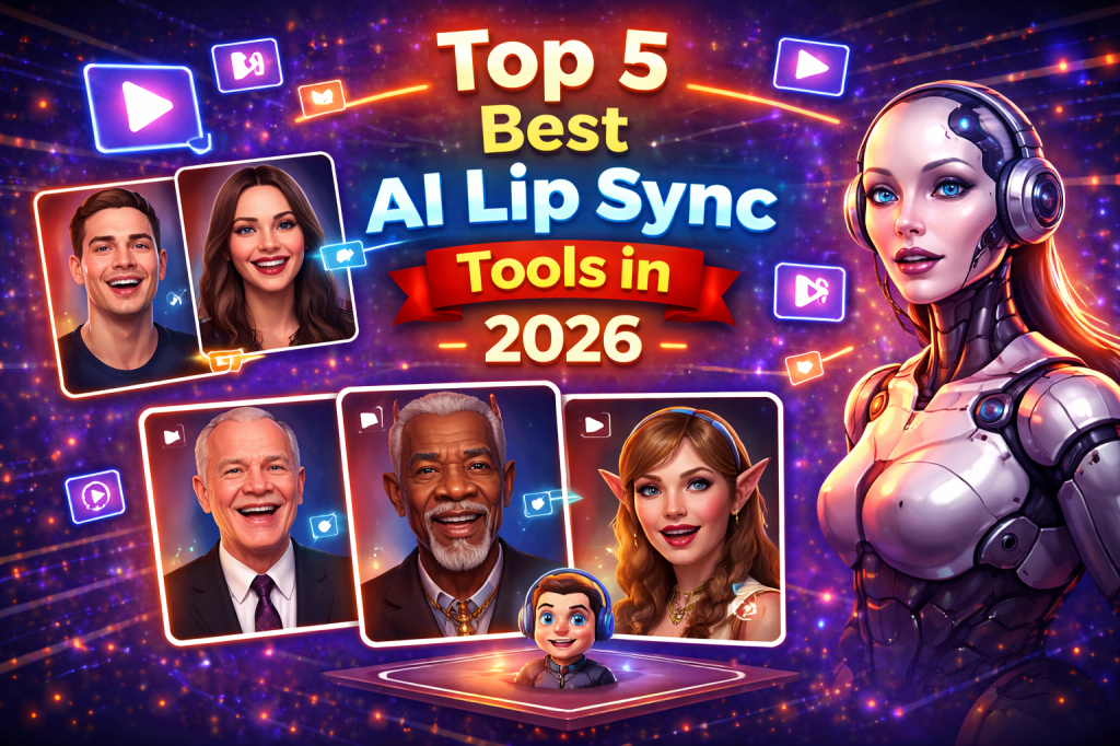 Top 5 Best AI Lip Sync Tools in 2026