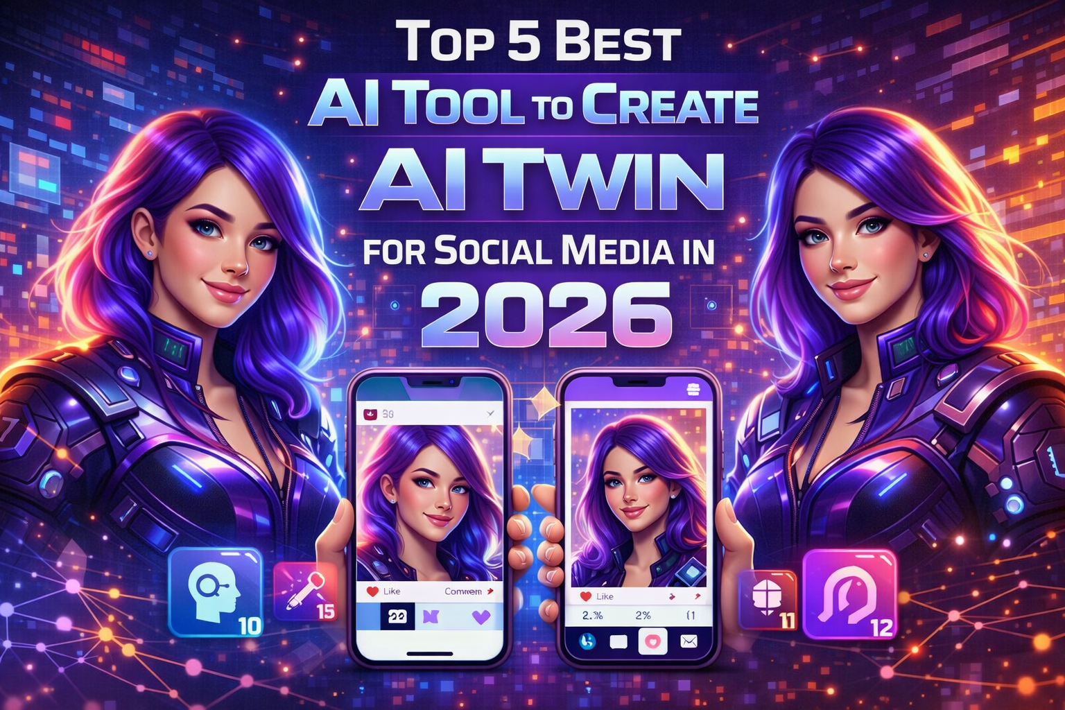Top 5 Best AI Tool to Create AI Twin for Social Media in 2026 – AIToolsHub