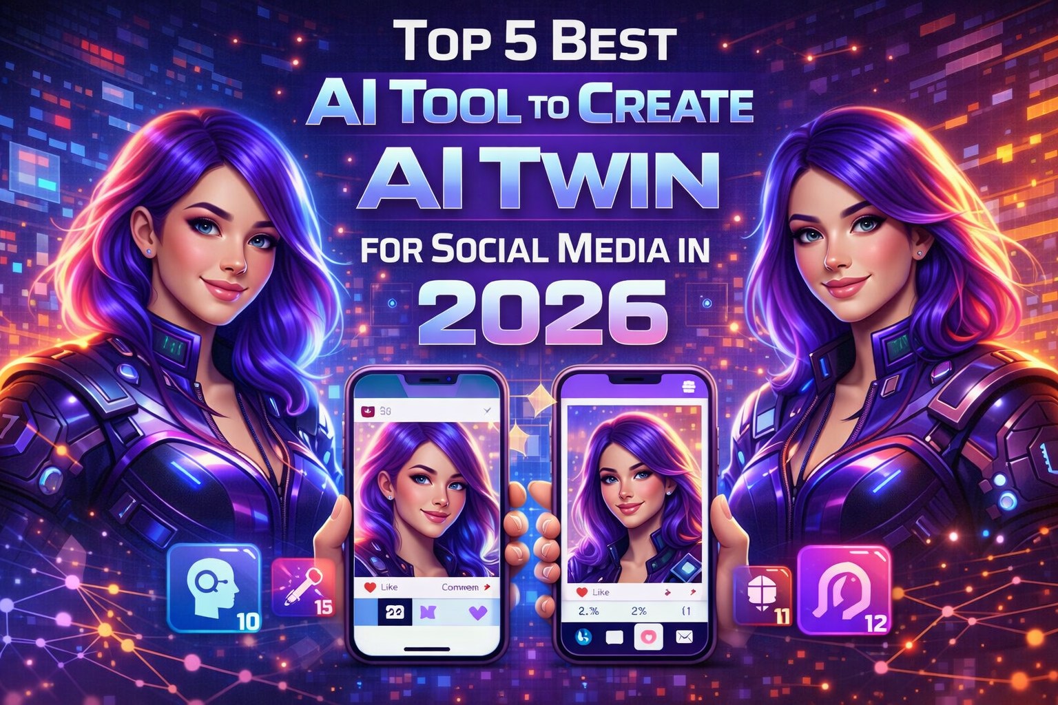 Top 5 Best AI Tool to Create AI Twin for Social Media in 2026 – AIToolsHub