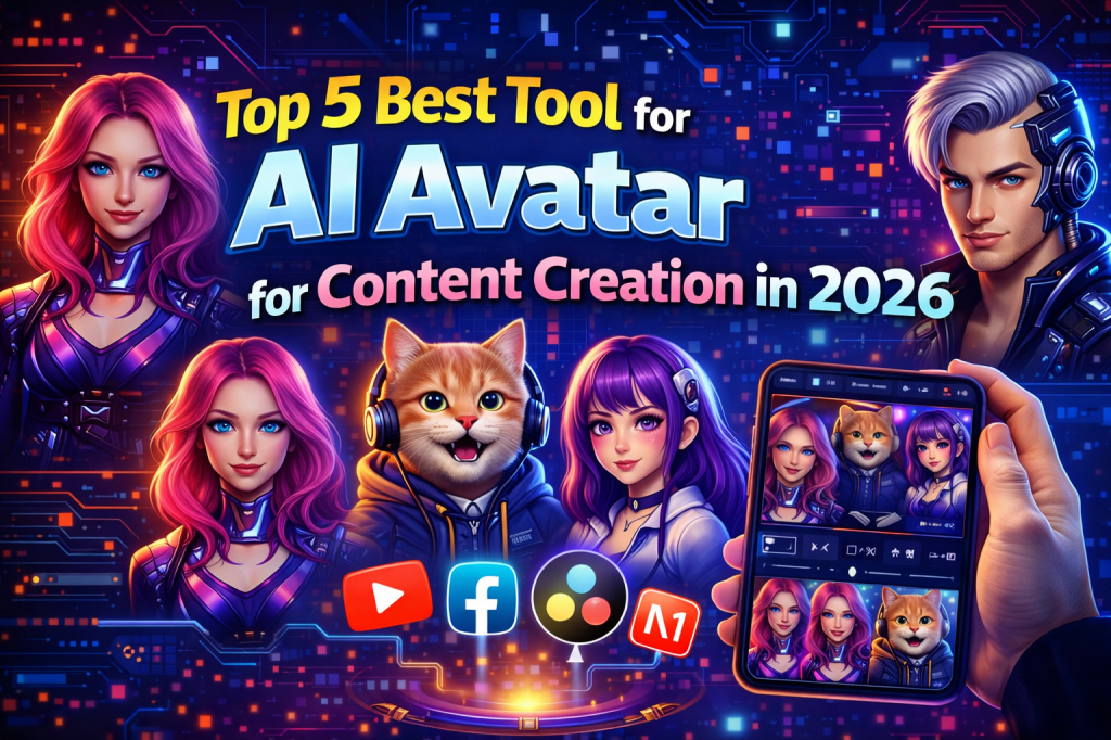 Top 5 Best Tool for AI Avatar for Content Creation in 2026