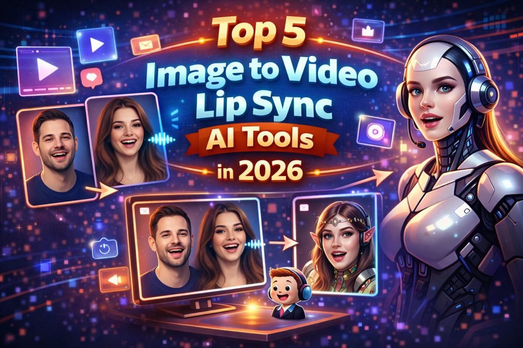Top 5 Image to Video Lip Sync AI Tools in 2026
