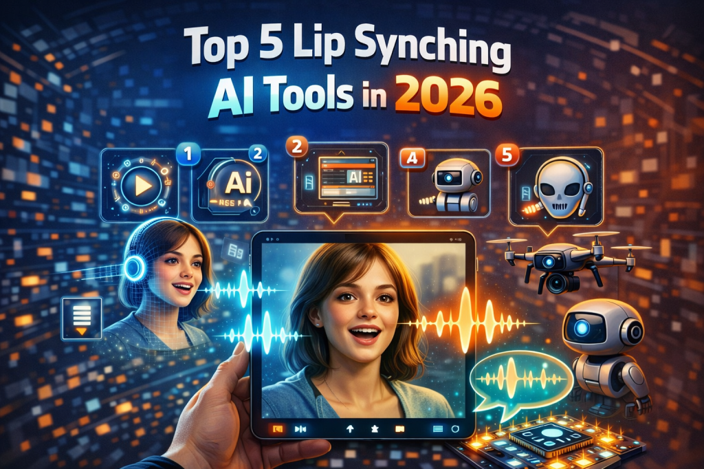 Top 5 Lip Synching AI Tools in 2026