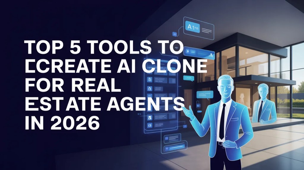 Top 5 Tools to Create AI Clone for Real Estate Agents in 2026