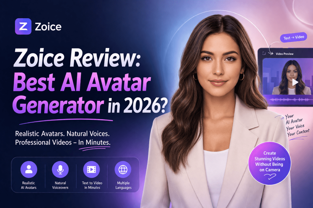 Zoice Review: Best AI Avatar Generator in 2026