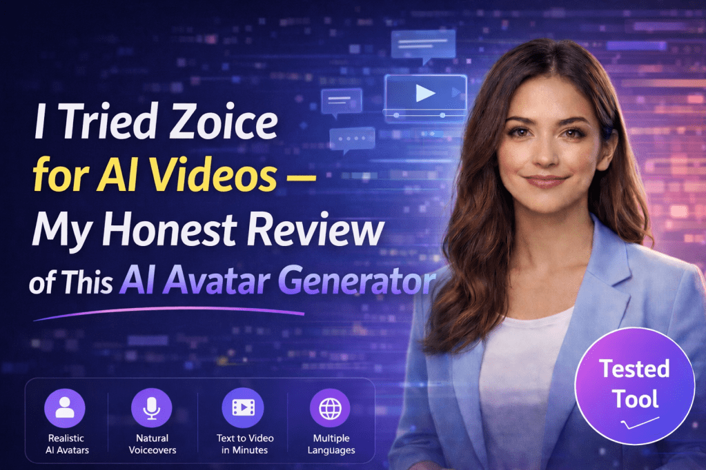 I Tried Zoice for AI Videos – My Honest Review of This AI Avatar Generator (2026)