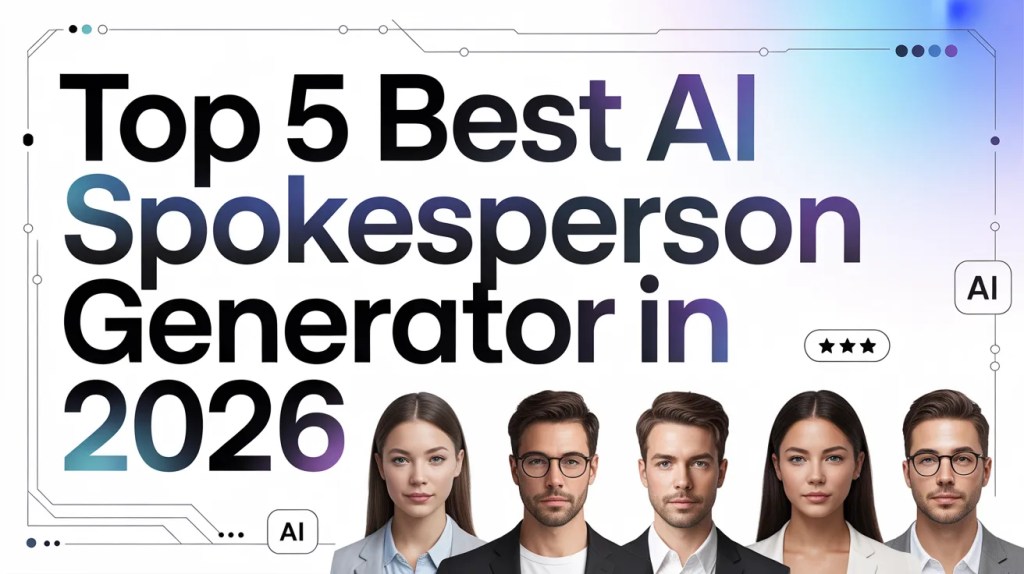 Top 5 Best AI Spokesperson Generator in 2026